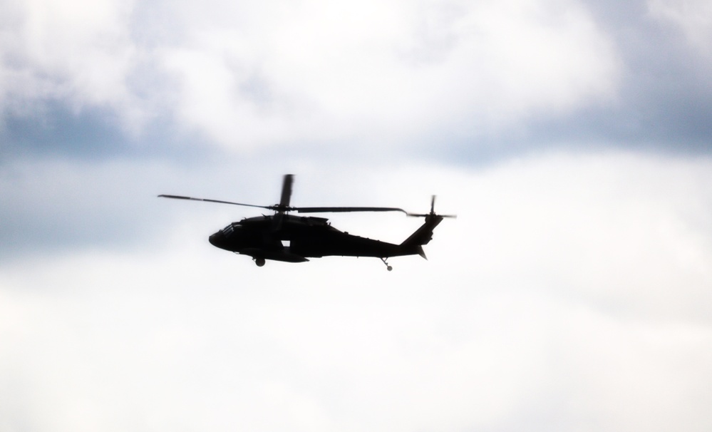 Black Hawk crews support July 2024 training efforts at Fort McCoy