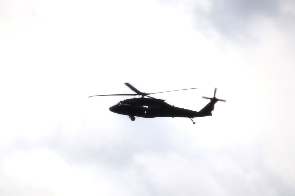 Black Hawk crews support July 2024 training efforts at Fort McCoy