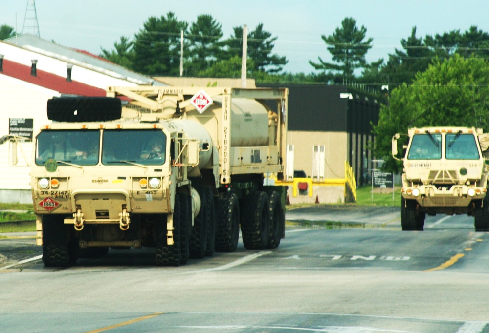 July 2024 training operations for at Fort McCoy