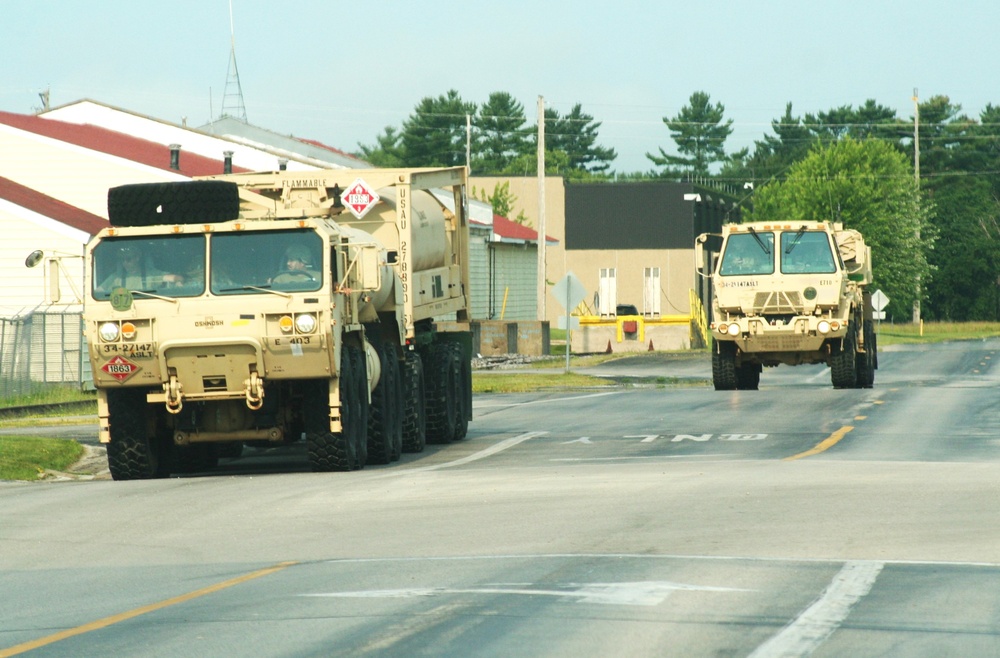 July 2024 training operations for at Fort McCoy