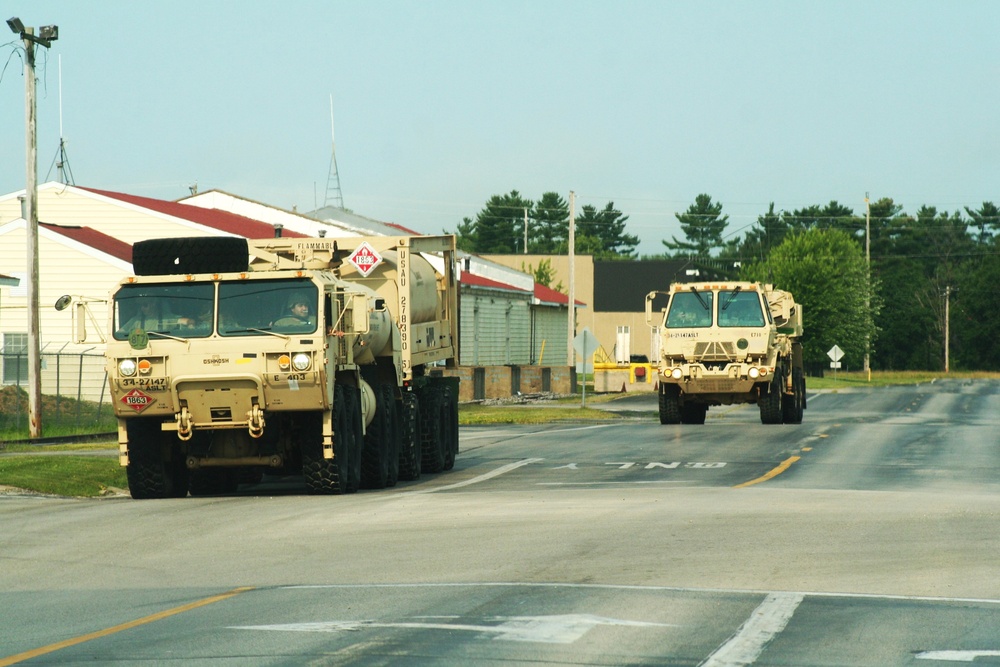 July 2024 training operations for at Fort McCoy