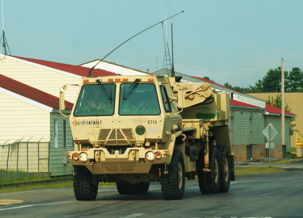 July 2024 training operations for at Fort McCoy