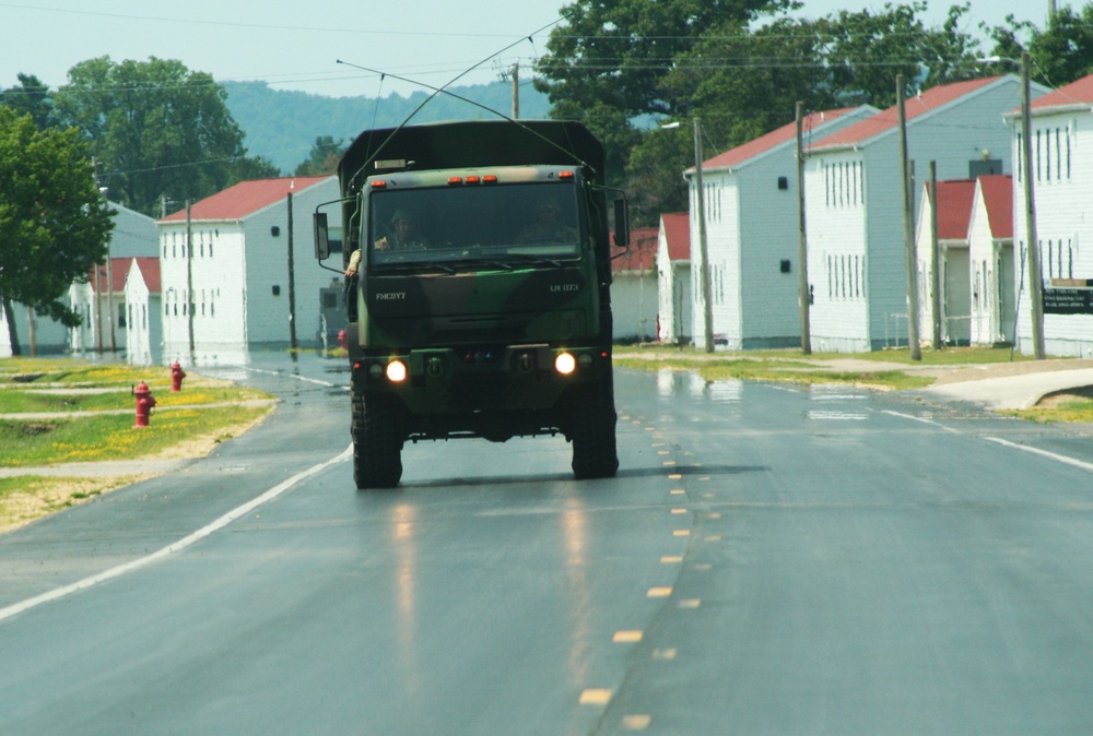 July 2024 training operations for at Fort McCoy