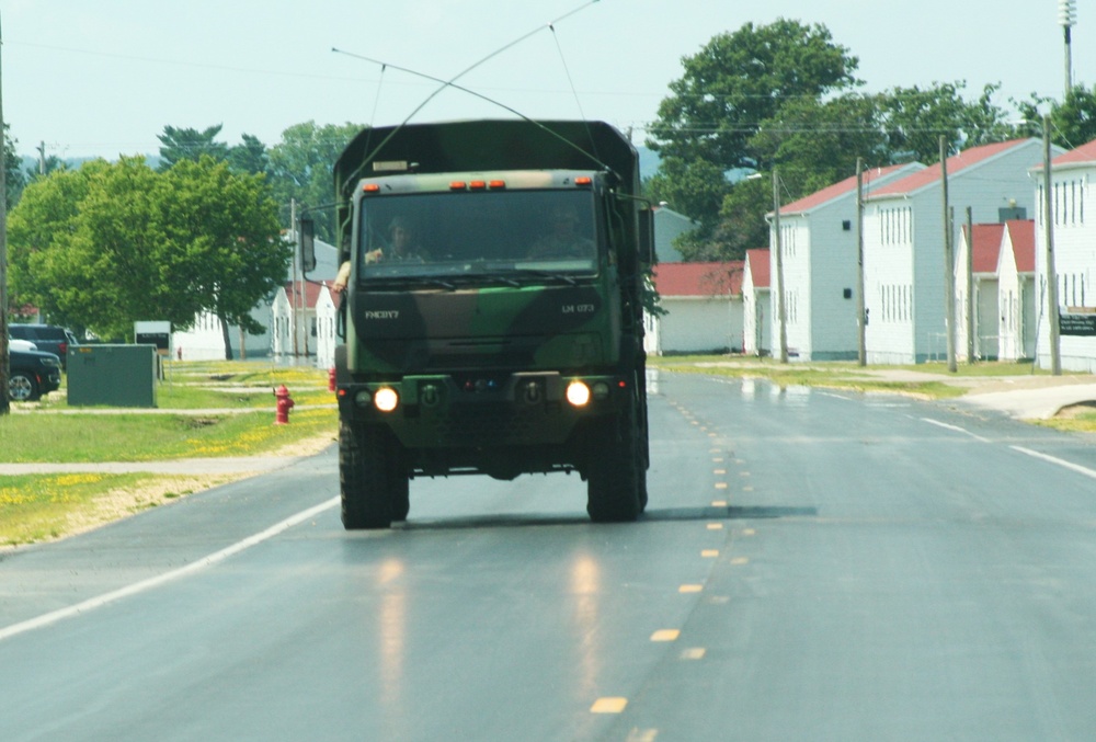 July 2024 training operations for at Fort McCoy