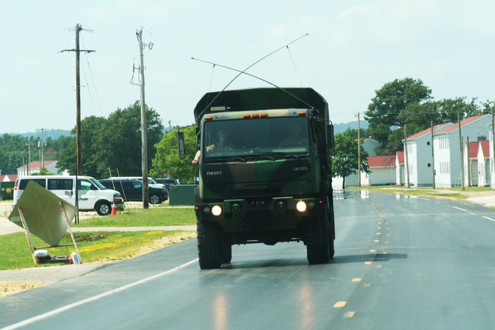 July 2024 training operations for at Fort McCoy