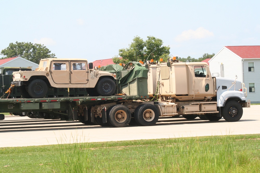 July 2024 training operations for at Fort McCoy