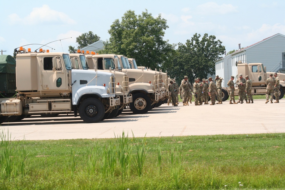 July 2024 training operations for at Fort McCoy