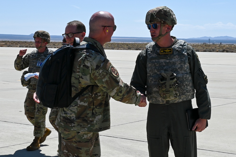 CSAF and CMSAF visit 9th RW during Exercise Bamboo Eagle