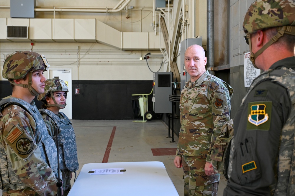 CSAF and CMSAF visit 9th RW during Exercise Bamboo Eagle