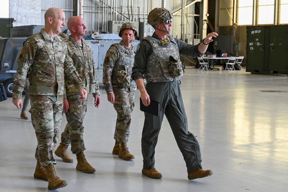 CSAF and CMSAF visit 9th RW during Exercise Bamboo Eagle 24-3