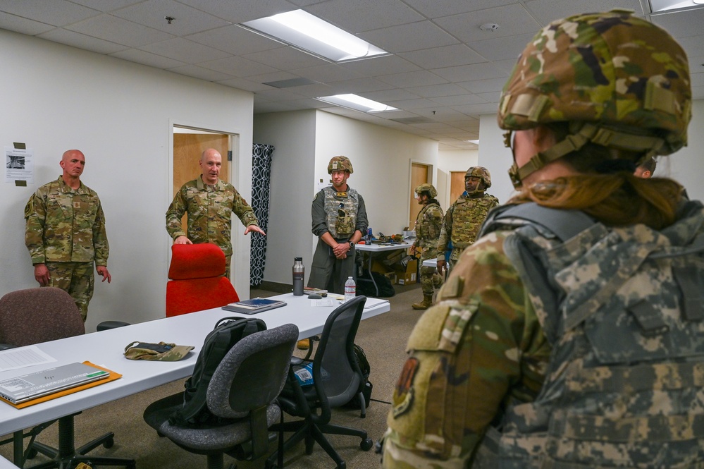 CSAF and CMSAF visit 9th RW during Exercise Bamboo Eagle 24-3