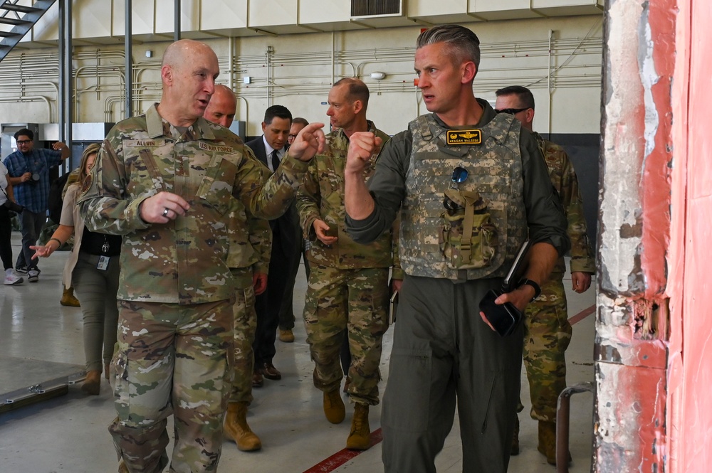 CSAF and CMSAF visit 9th RW during Exercise Bamboo Eagle 24-3