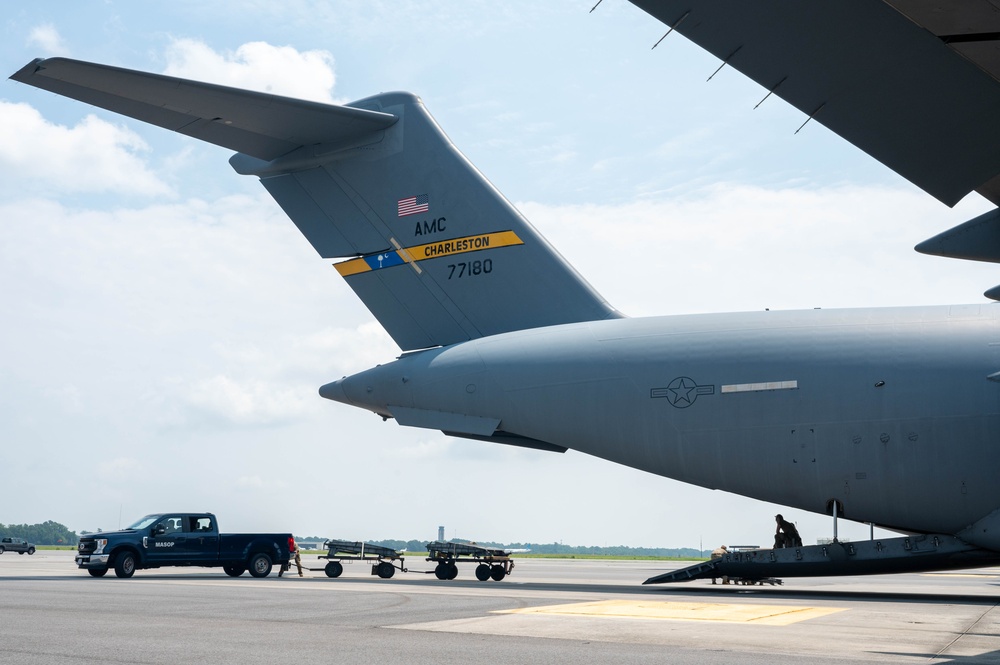 C-17 returns to JB Charleston following Tropical Storm Debby