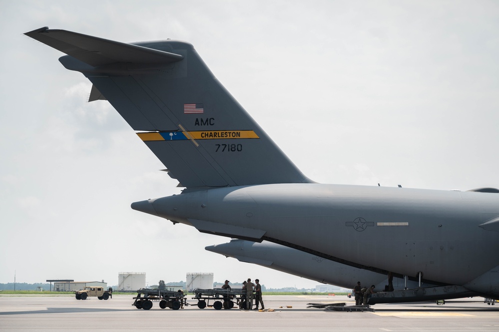 C-17 returns to JB Charleston following Tropical Storm Debby