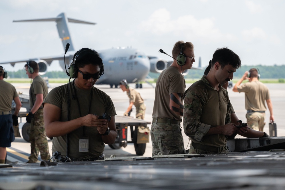 C-17 returns to JB Charleston following Tropical Storm Debby