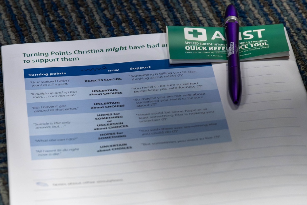 Team Scott equips heroes with ASIST certification program