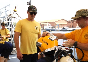 Navy Diver Training at Naval Diving and Salvage Training Center