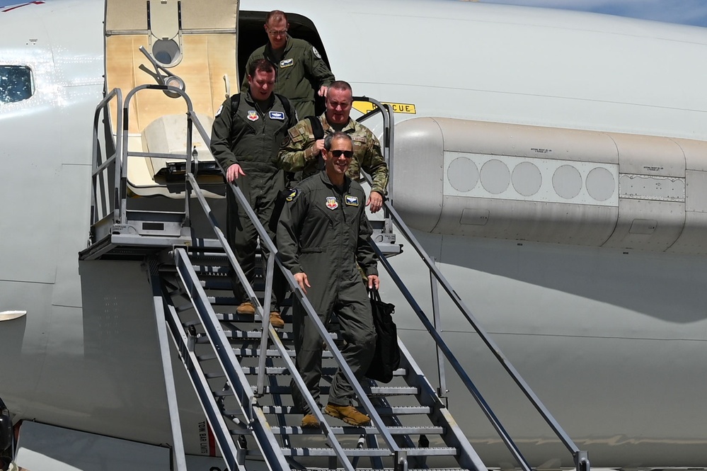 COMACC flies in E-3 Sentry during Bamboo Eagle 24-3