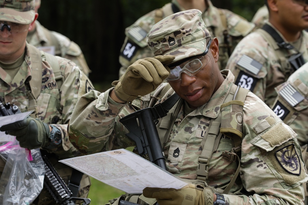 Intelligence Center of Excellence competes in TRADOC Best Squad Competition 2024