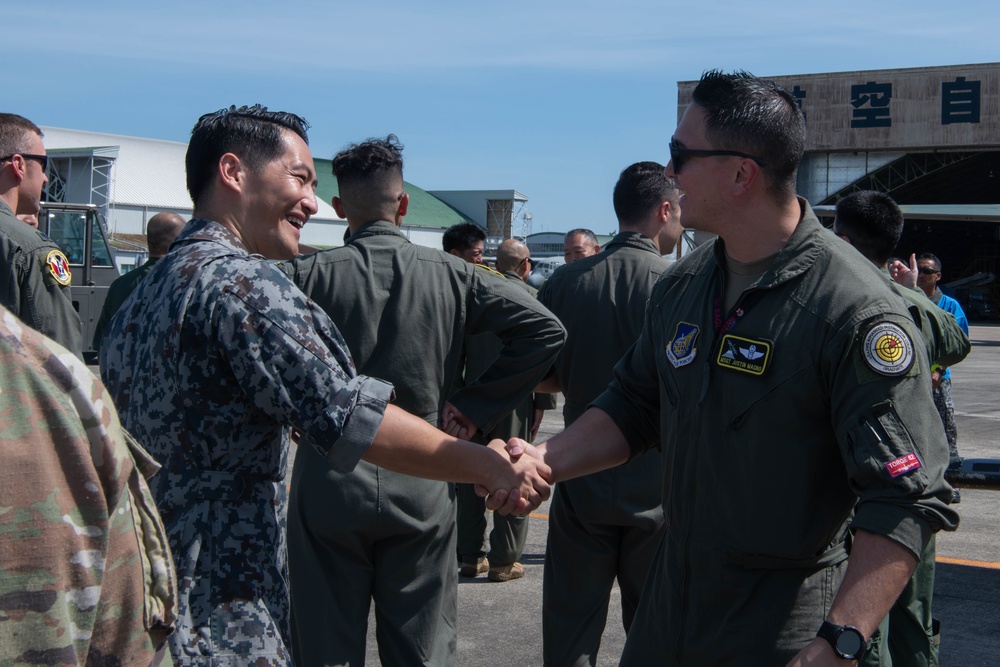36 AS bolsters friendship during JASDF change of command