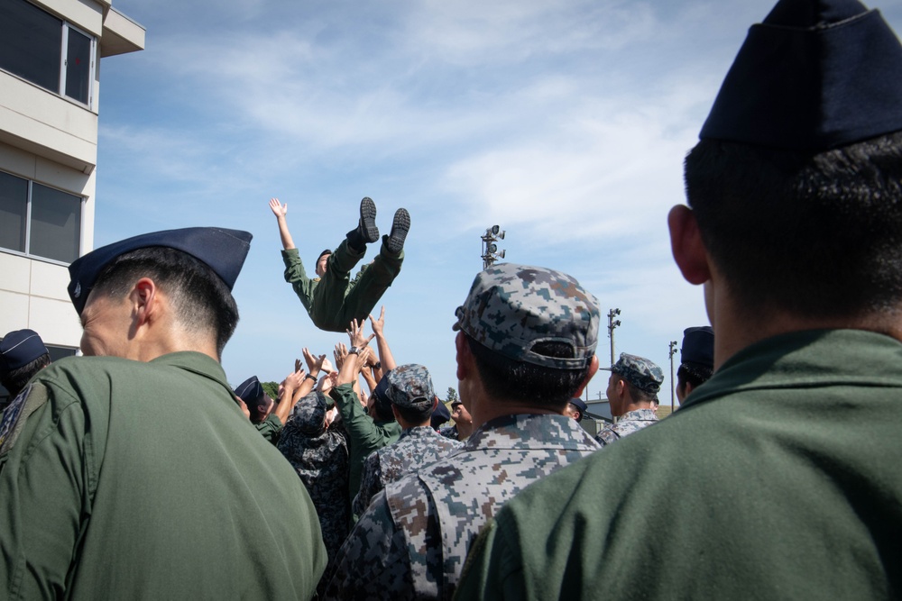 36 AS bolsters friendship during JASDF change of command