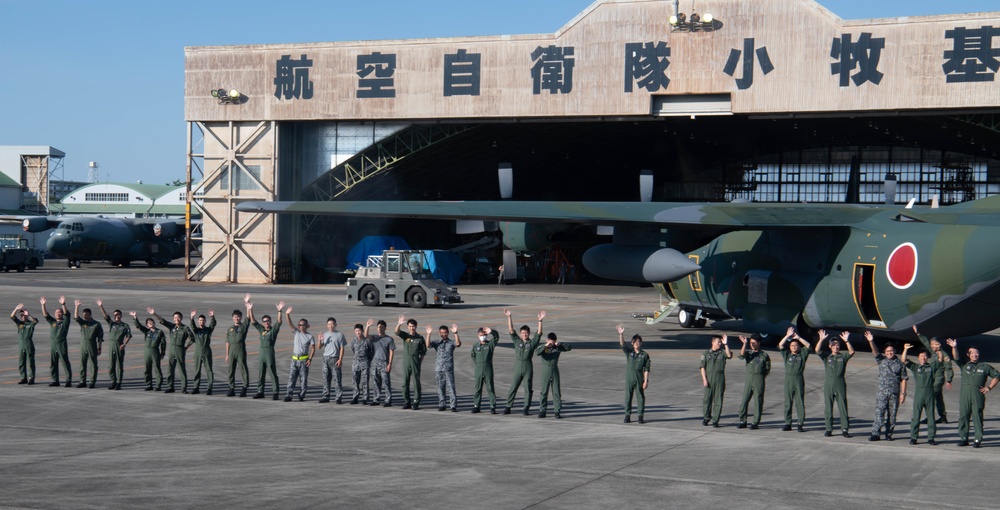36 AS bolsters friendship during JASDF change of command
