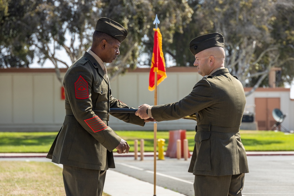 MCTSSA Sergeant Major Relief and Appointment
