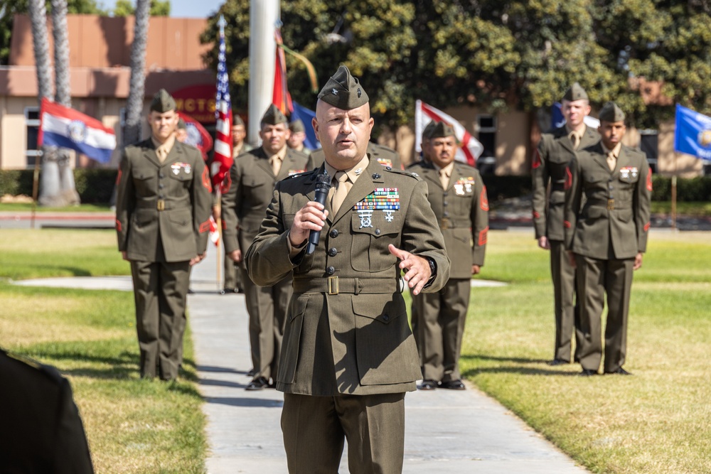 MCTSSA Sergeant Major Relief and Appointment