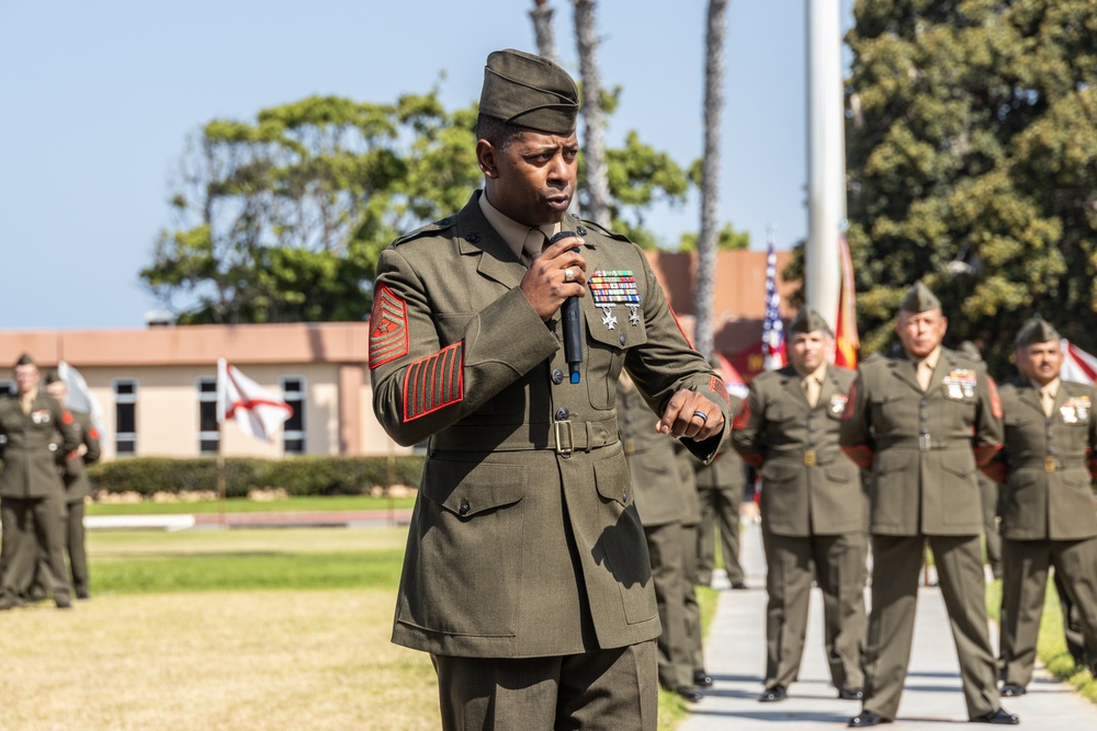 MCTSSA Sergeant Major Relief and Appointment
