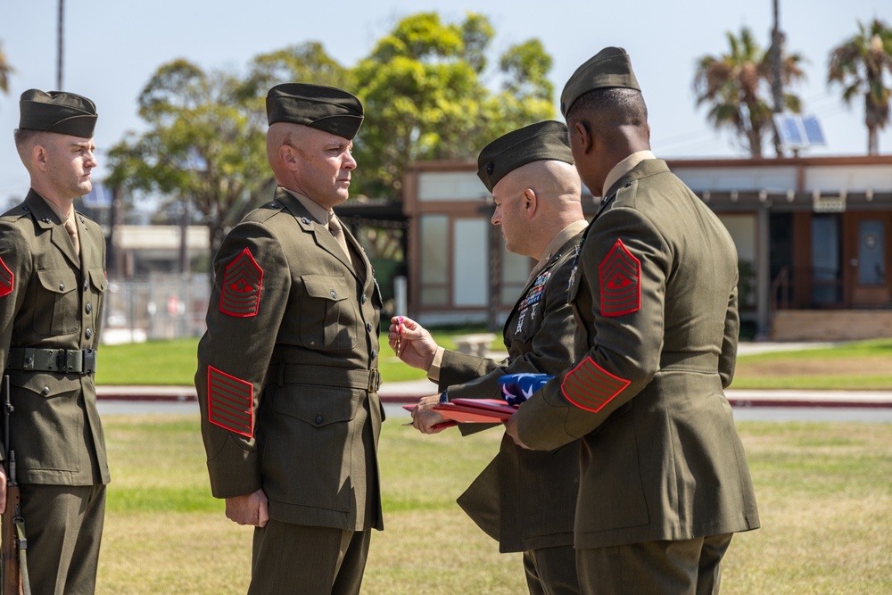 MCTSSA Sergeant Major Relief and Appointment