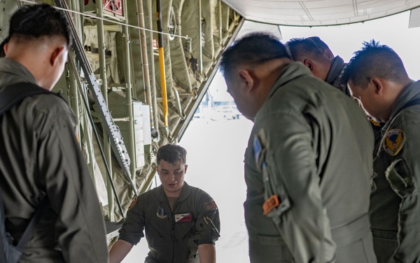 U.S. F-22s Land at Mactan–Benito Ebuen Air Base, Philippines during DFE operations