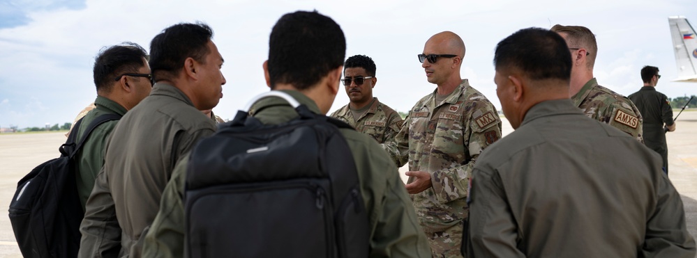 U.S. F-22s Land at Mactan–Benito Ebuen Air Base, Philippines during DFE operations