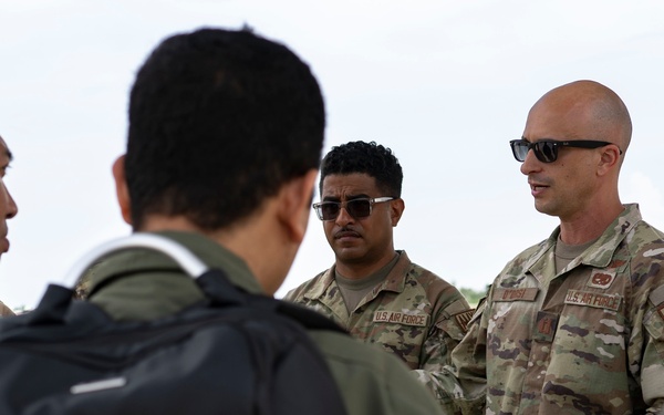 U.S. F-22s Land at Mactan–Benito Ebuen Air Base, Philippines during DFE operations