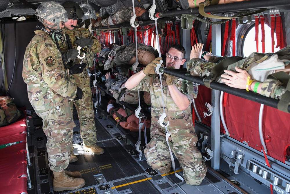 127th Medical Group run En Route Patient Staging System at Northern Strike 24