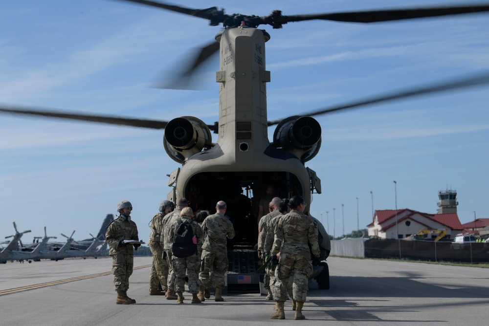 127th Medical Group run En Route Patient Staging System at Northern Strike 24