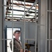 US Navy Seabees work at a construction site in Cartagena, Colombia