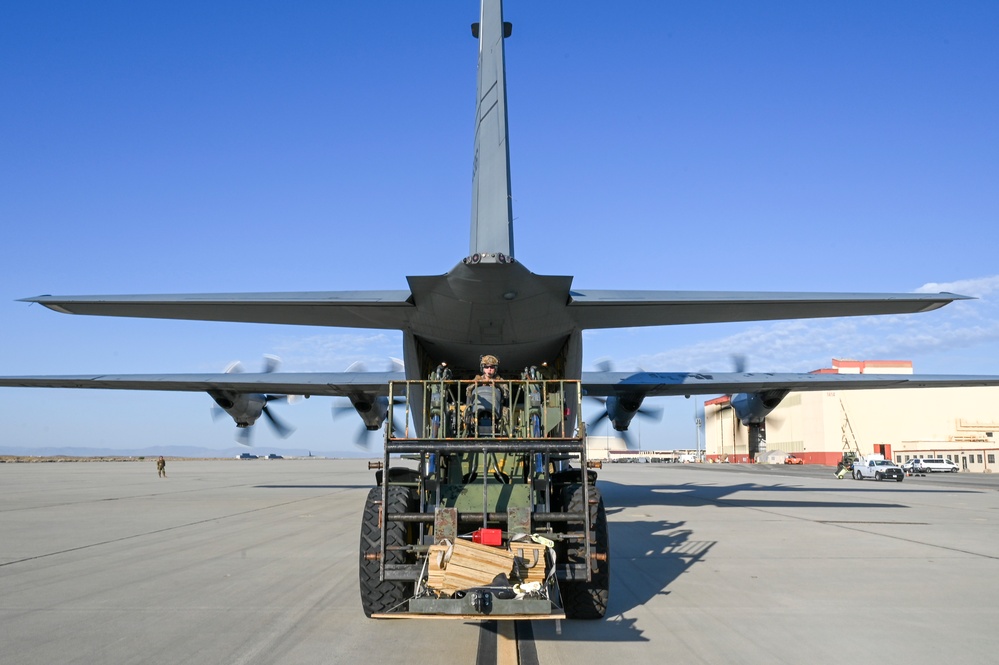 521st CRS loads 41st Airlift Wing C-130 during Exercise Bamboo Eagle 24-3