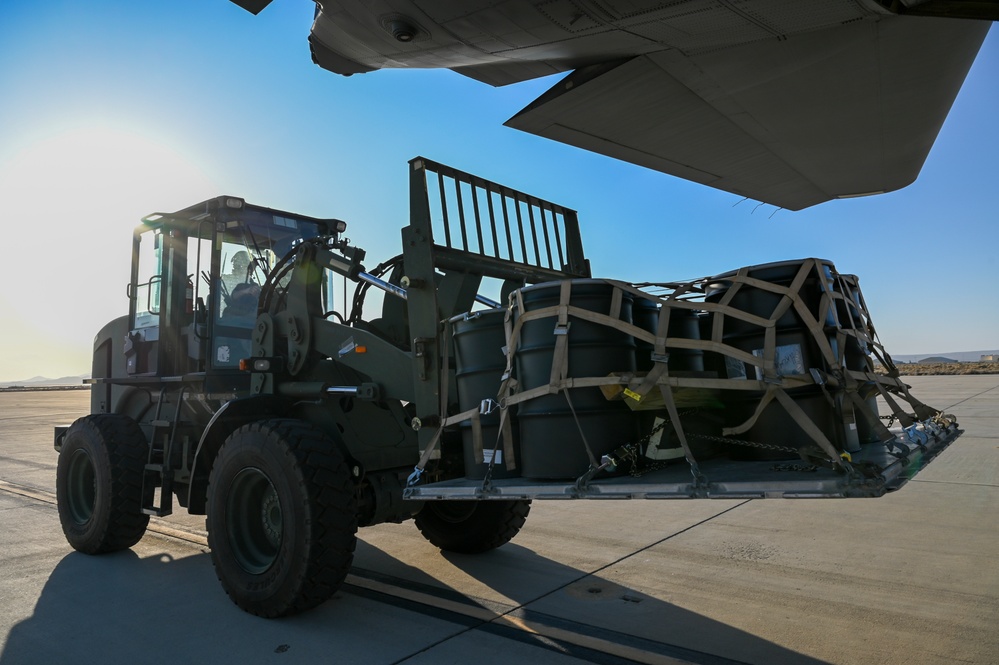 521st CRS loads 41st Airlift Wing C-130 during Exercise Bamboo Eagle 24-3