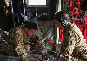 521st CRS loads 41st Airlift Wing C-130 during Exercise Bamboo Eagle 24-3