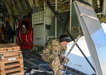 521st CRS loads 41st Airlift Wing C-130 during Exercise Bamboo Eagle 24-3