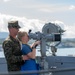 Family members embark USS Somerset for Tiger Cruise