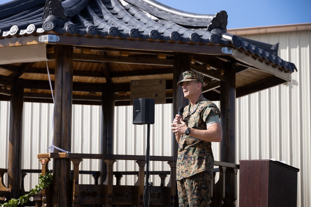 Korean Pergola Unveiling Ceremony on MCBH