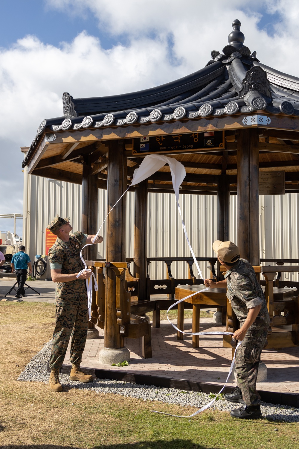 Korean Pergola Unveiling Ceremony on MCBH