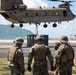 Sky Bound: MWSS-174 Marines and 3-25 GSAB conduct external lift operations in preparation for FARP operations