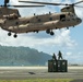 Sky Bound: MWSS-174 Marines and 3-25 GSAB conduct external lift operations in preparation for FARP operations