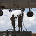 Sky Bound: MWSS-174 Marines and 3-25 GSAB conduct external lift operations in preparation for FARP operations