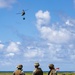 Sky Bound: MWSS-174 Marines and 3-25 GSAB conduct external lift operations in preparation for FARP operations