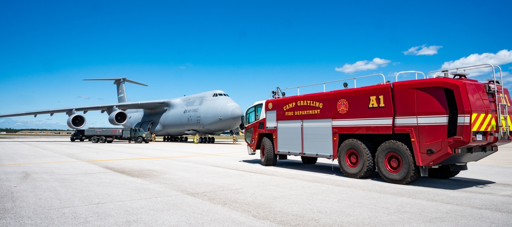 9th Airlift Squadron conducts specialized fuel operation during Exercise Northern Strike 24-2