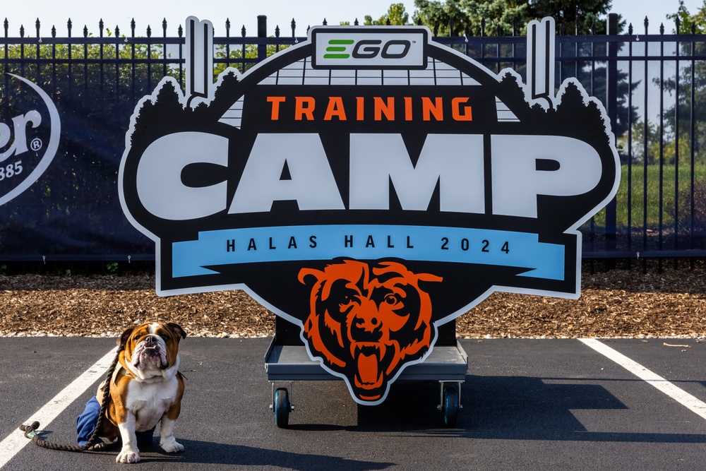 Bruno Visits the Chicago Bears