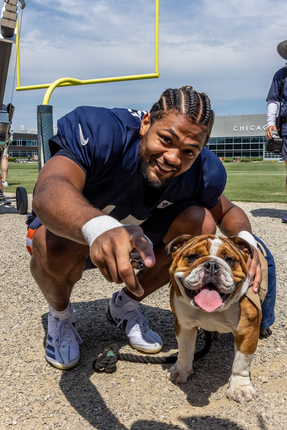 Bruno Visits the Chicago Bears